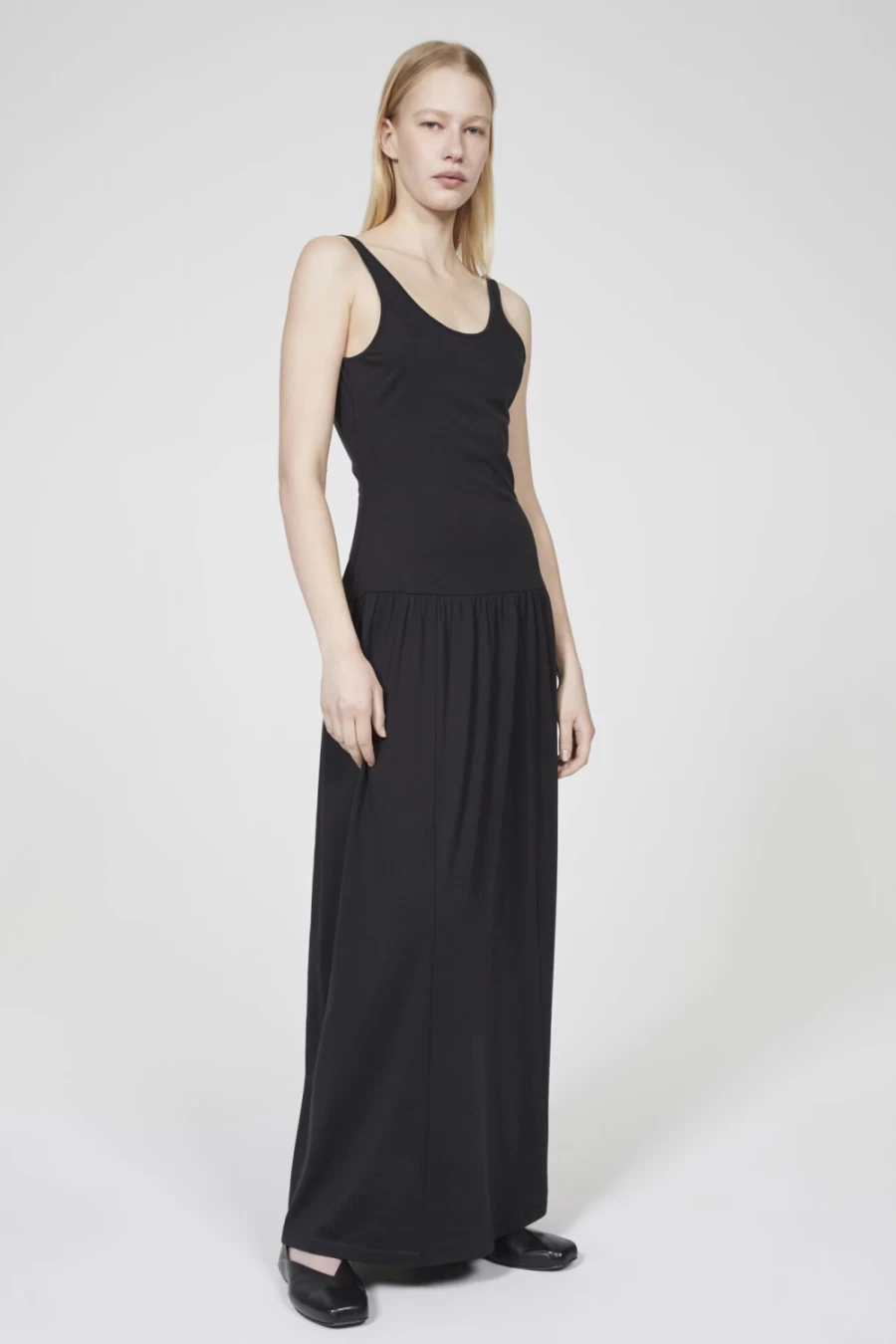 Rodebjer Women's Black Genua Tank Dress - Sleek Strappy Summer Style