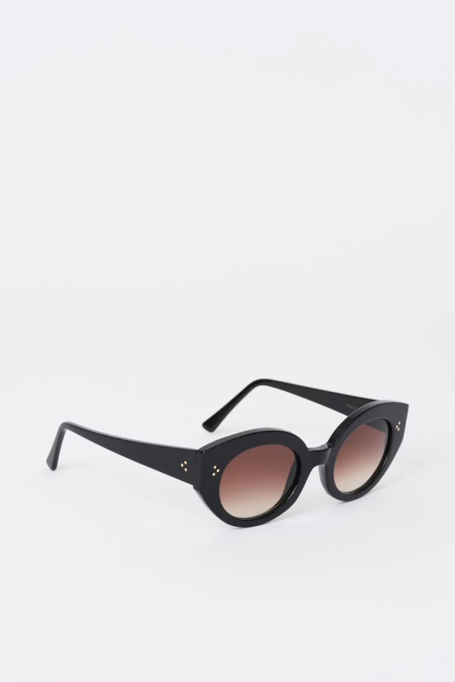 Rodebjer Women's Black Ponza Sunglasses – Stylish UV Protection Shades