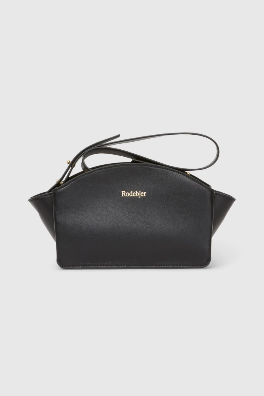Rodebjer Haya Foldable Black Handbag for Women - Stylish & Compact Tote
