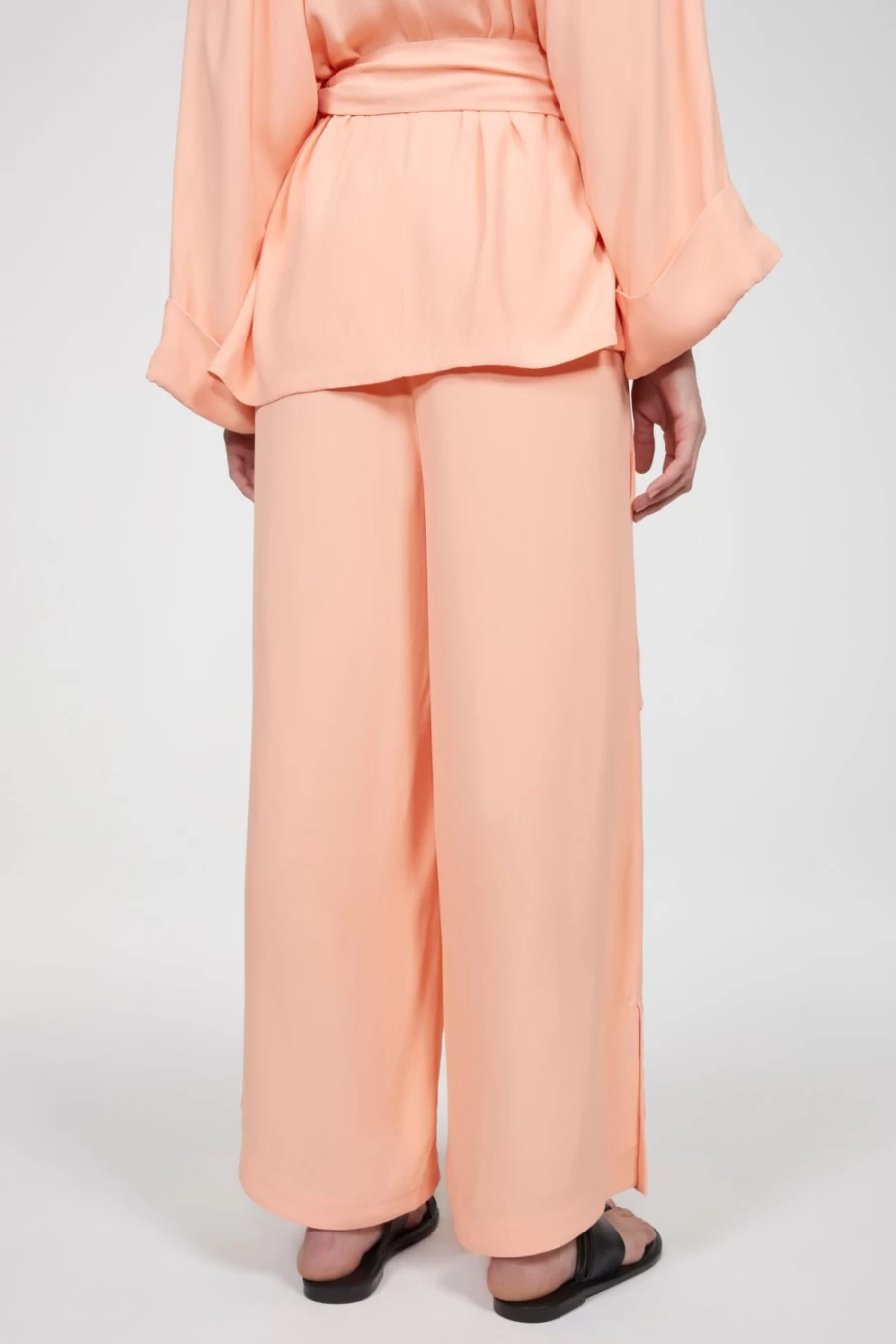 Rodebjer Women's Sigrid Twill Pants in Peach Perfect - Comfortable & Stylish Casual Trousers