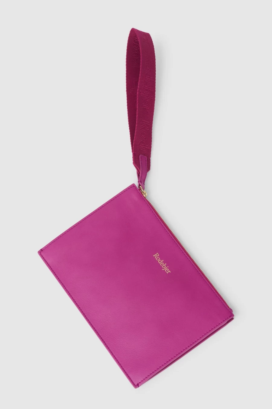 Rodebjer Women's Fuchsia Mini Zip Pouch - Stylish Nikko Compact Cosmetic Bag