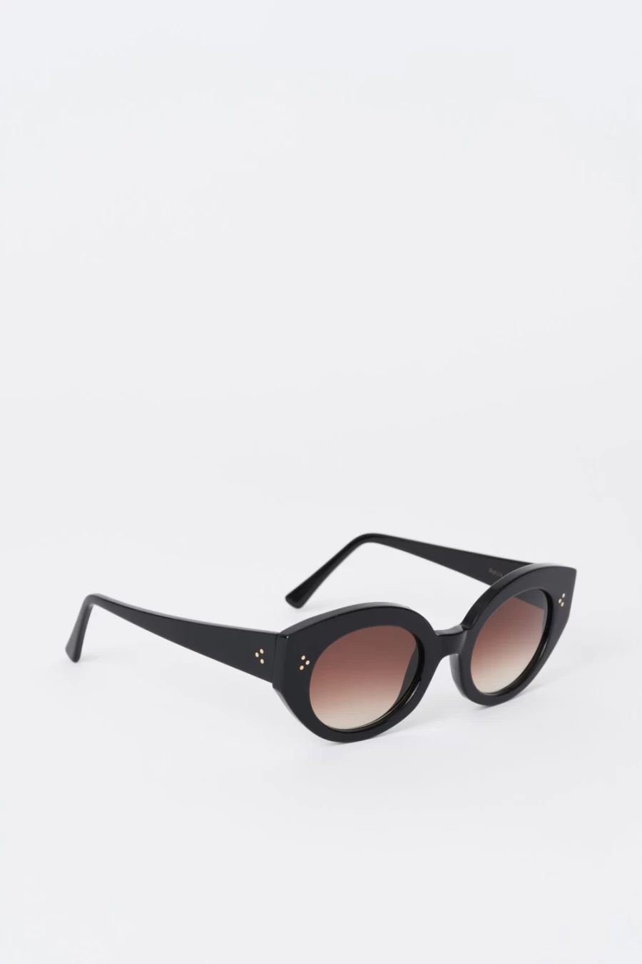 Rodebjer Women's Black Ponza Sunglasses – Stylish UV Protection Shades