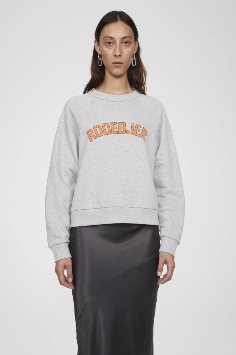 Rodebjer Women's Grey Melange River Ivy Sweatshirt