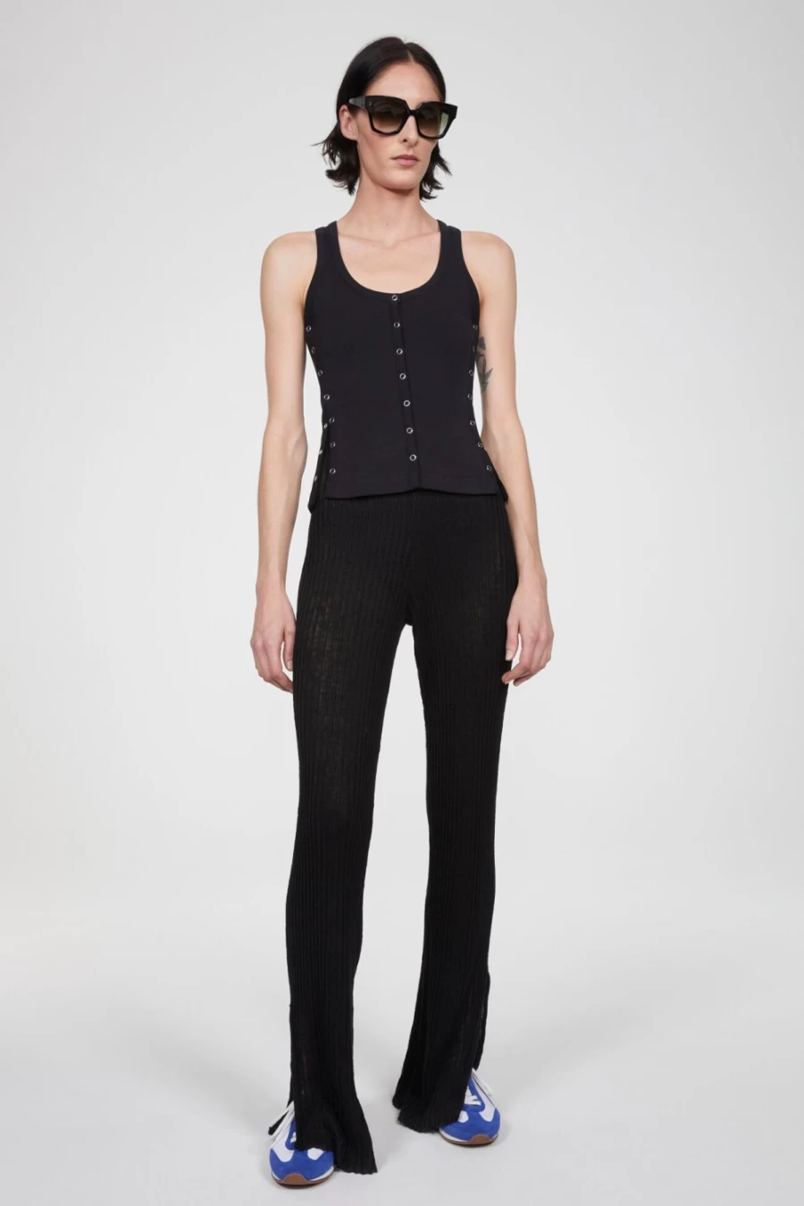 Rodebjer Women's Black Rosa Linen Pants - Comfortable & Stylish Linen Trousers