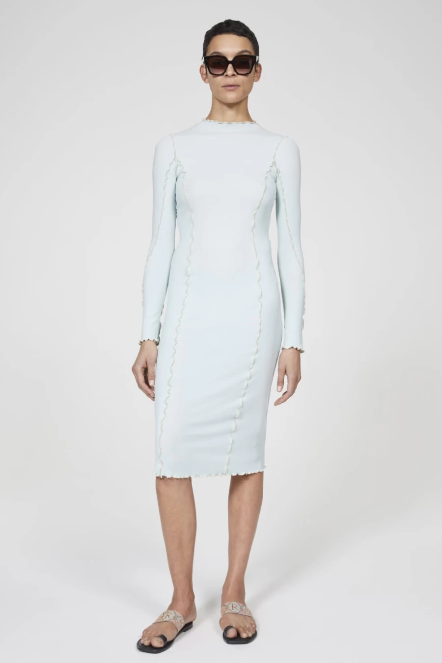 Rodebjer Gabrielle Dress for Women in Ocean Mint - Elegant Flowy Style