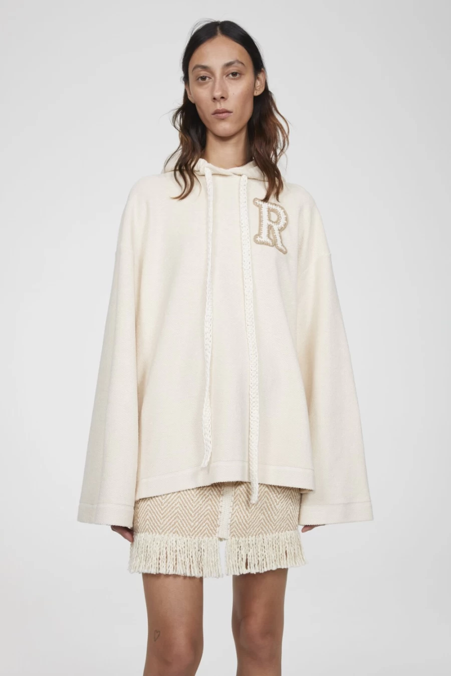 Rodebjer Women's Linen Margherita Oversized Sweatshirt