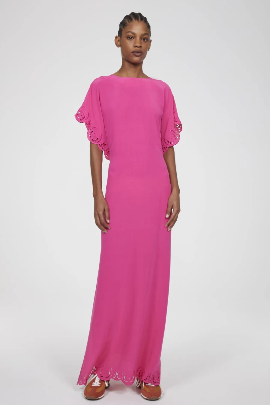 Rodebjer Women's Saturnus Maxi Dress in Hot Pink - Elegant Boho Chic Style