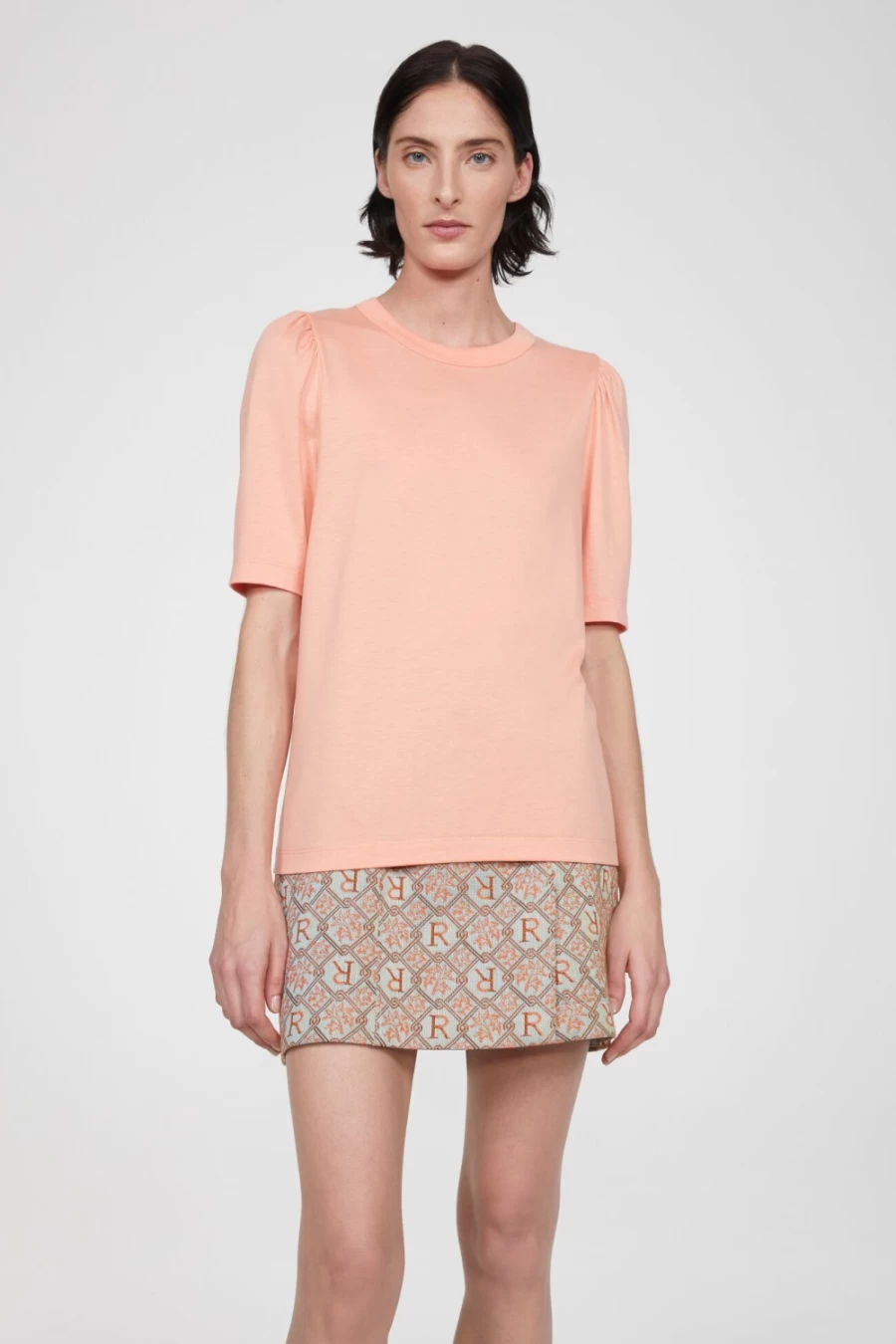 Rodebjer Women's Peach Perfect Dory T-Shirt - Soft Cotton Casual Tee