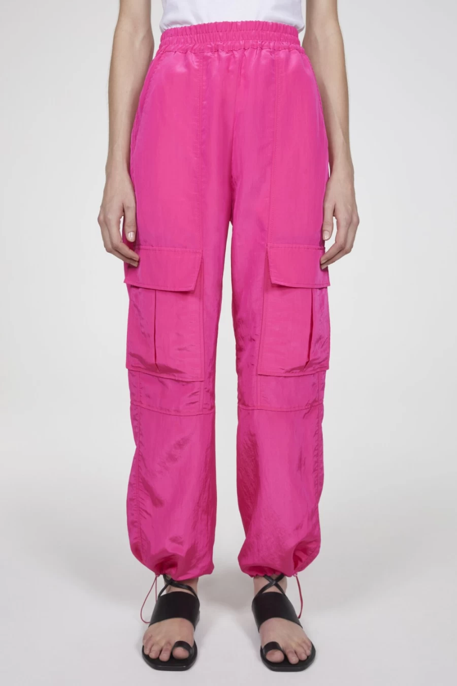 Rodebjer Women's Hot Pink Hayden Cargo Pants - Stylish & Comfortable Cargo Trousers