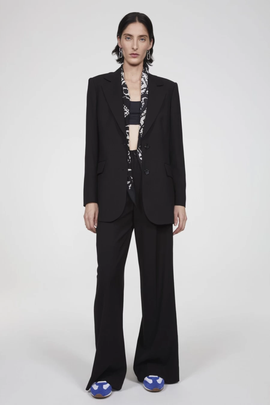 Rodebjer Women's Black Viola Oversized Blazer Coat