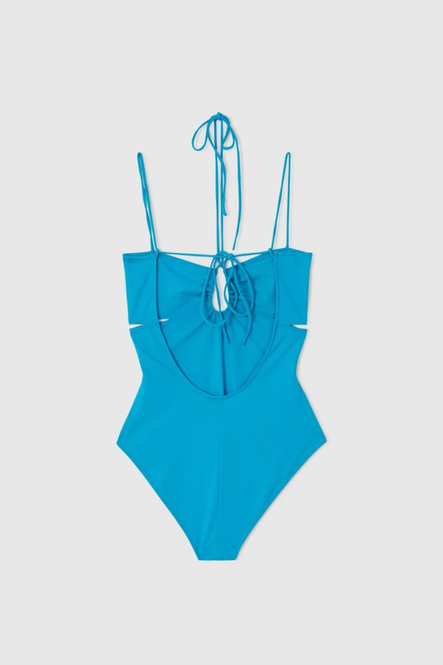 Rodebjer Women's Tropic Blue Casoria Strappy Swimsuit | Stylish One-Piece Bathing Suit