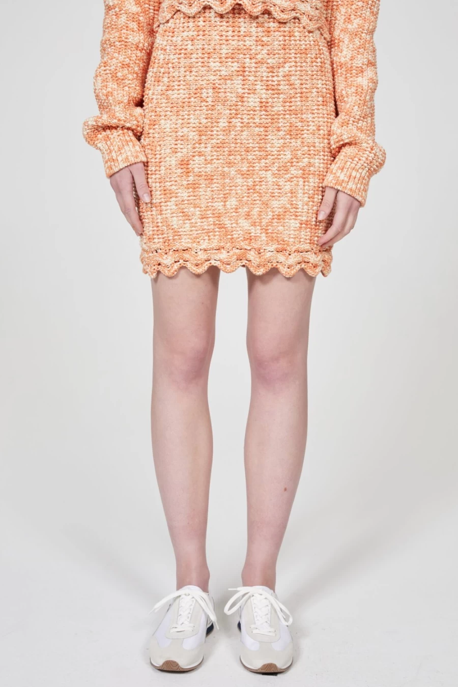 Rodebjer Woman's Orange Haze Knitted Skirt - Nadia