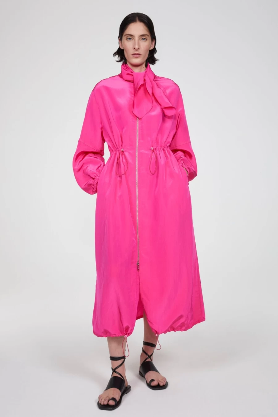 Rodebjer Leandra Coat for Women in Hot Pink - Stylish Trench Coat
