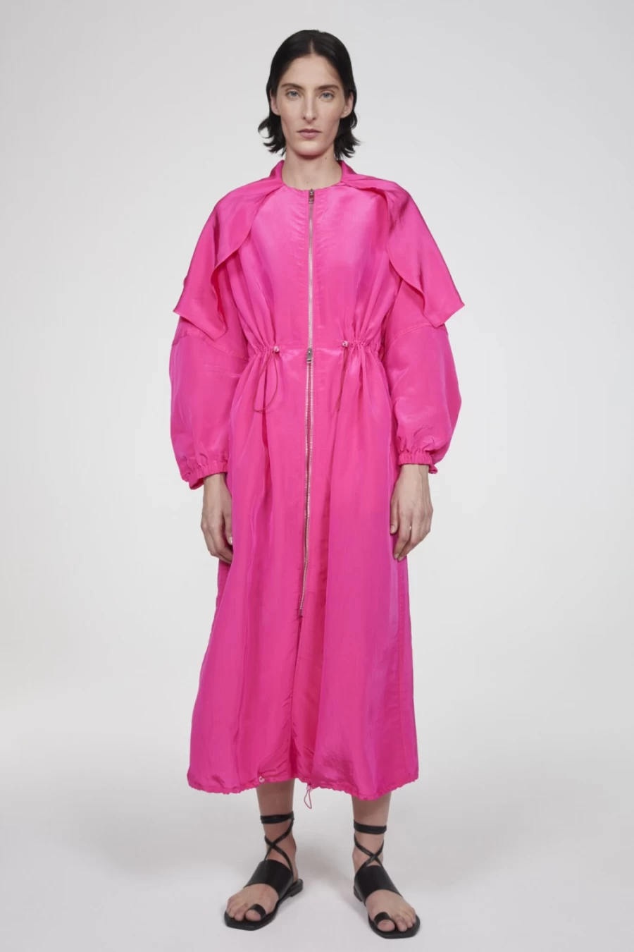 Rodebjer Leandra Coat for Women in Hot Pink - Stylish Trench Coat