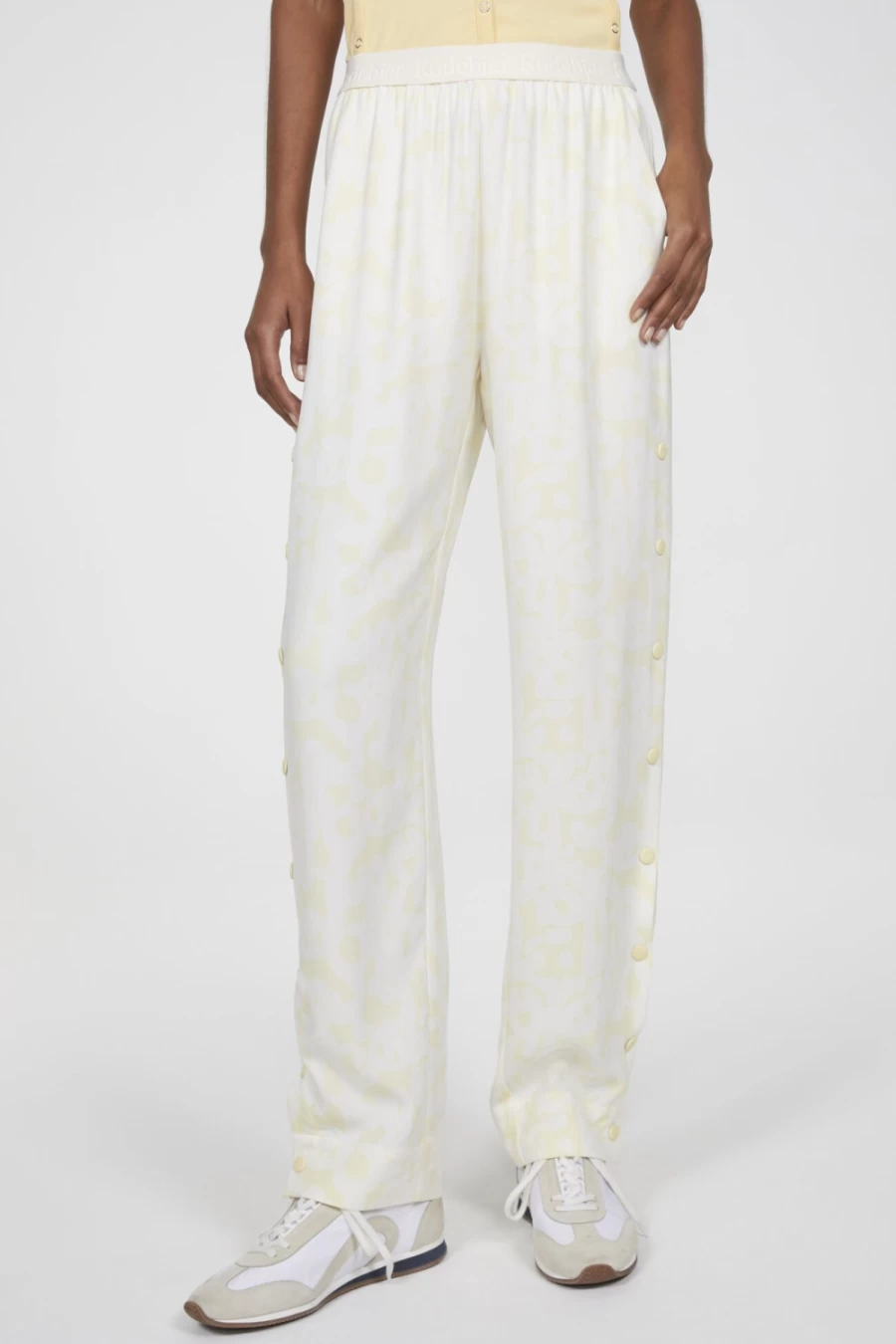 Rodebjer Women's Irma Accardi Pants in Butter Milk - High-Waisted Trousers for Women