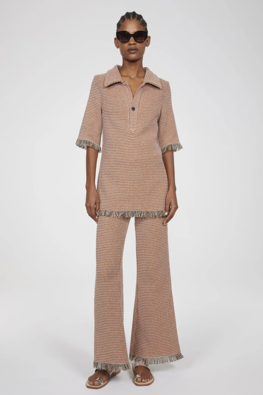 Rodebjer Women's Orange Haze Knitted Shirt – Nuori Style Premium Knitwear