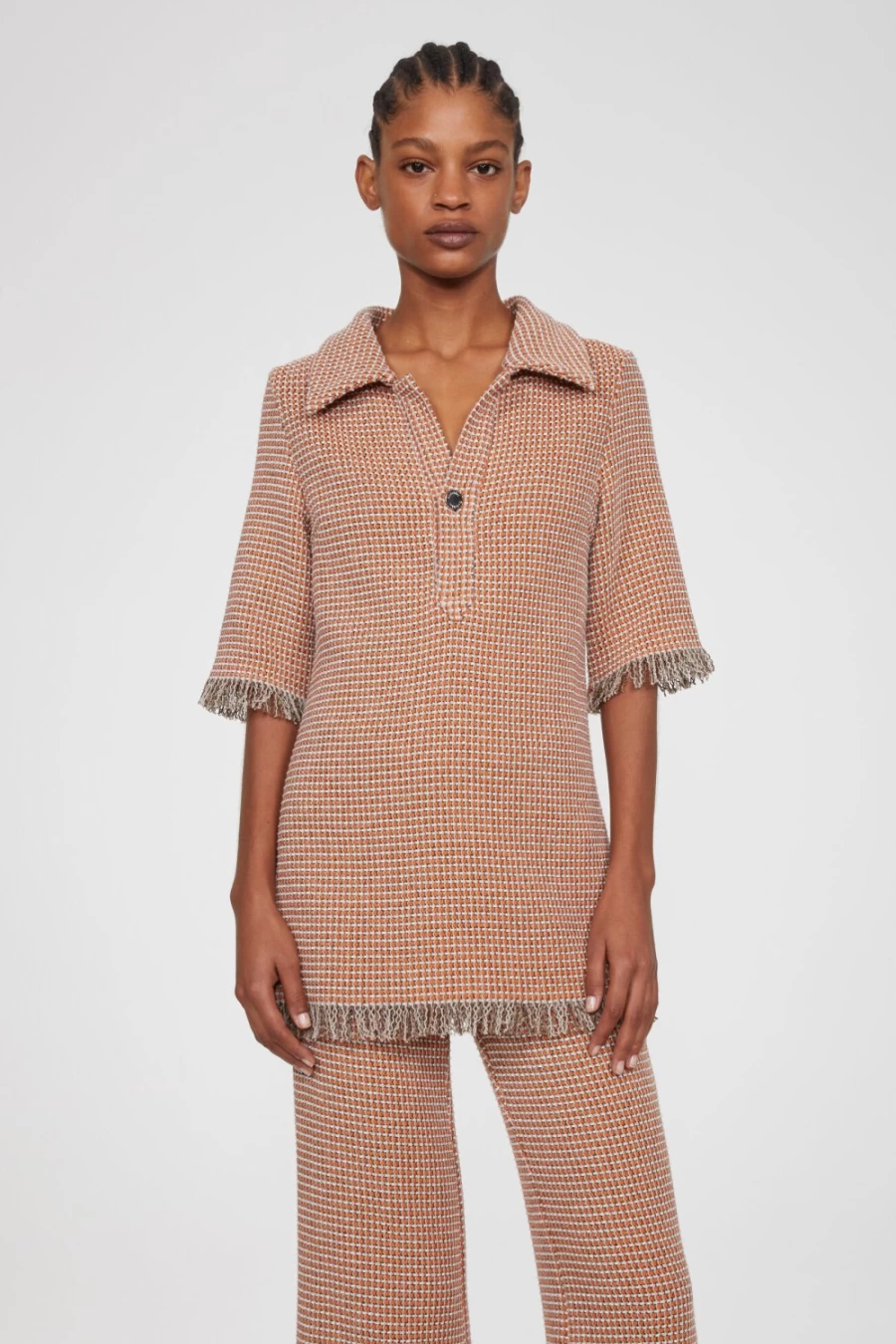 Rodebjer Women's Orange Haze Knitted Shirt – Nuori Style Premium Knitwear