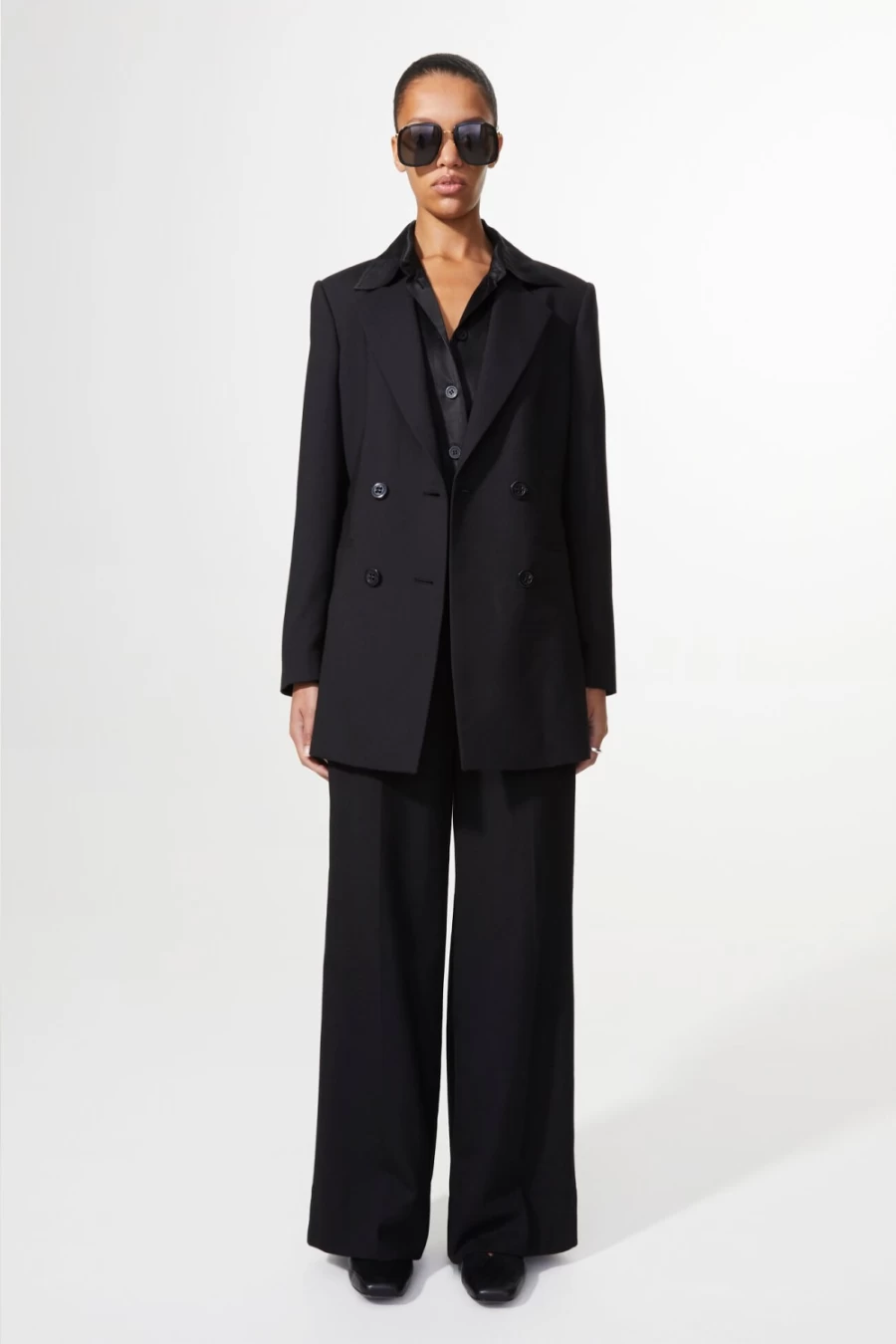 Rodebjer Lucida Black Blazer for Women - Elegant Tailored Jacket