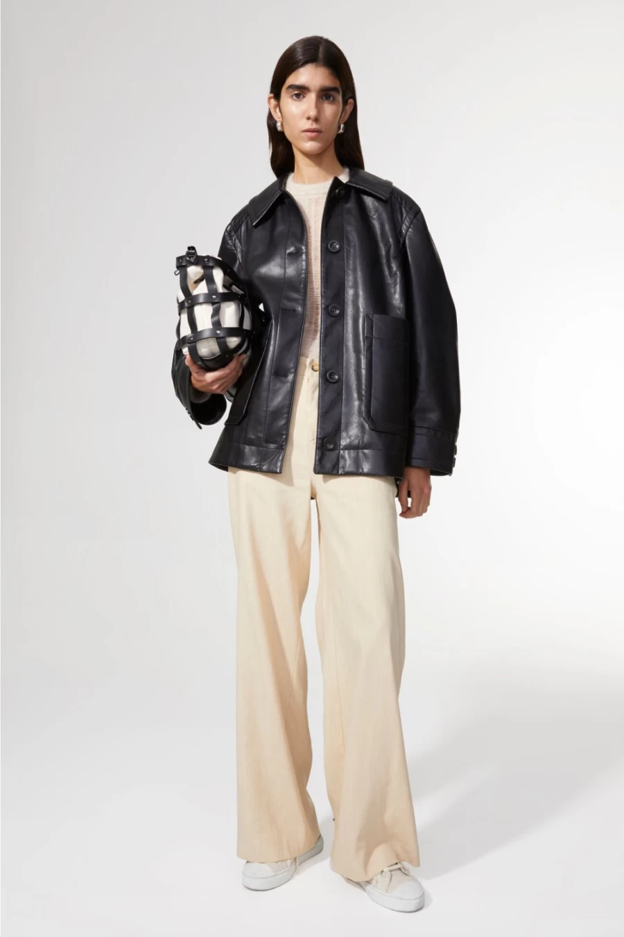 Rodebjer Women's Black Angelica Leather Jacket