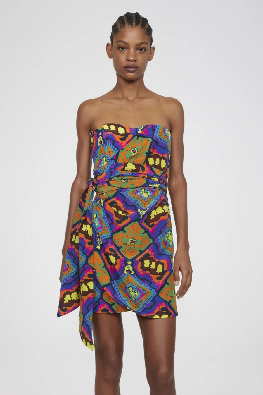 Rodebjer Women's Multi Colour Bologna Rihad Wrap Dress