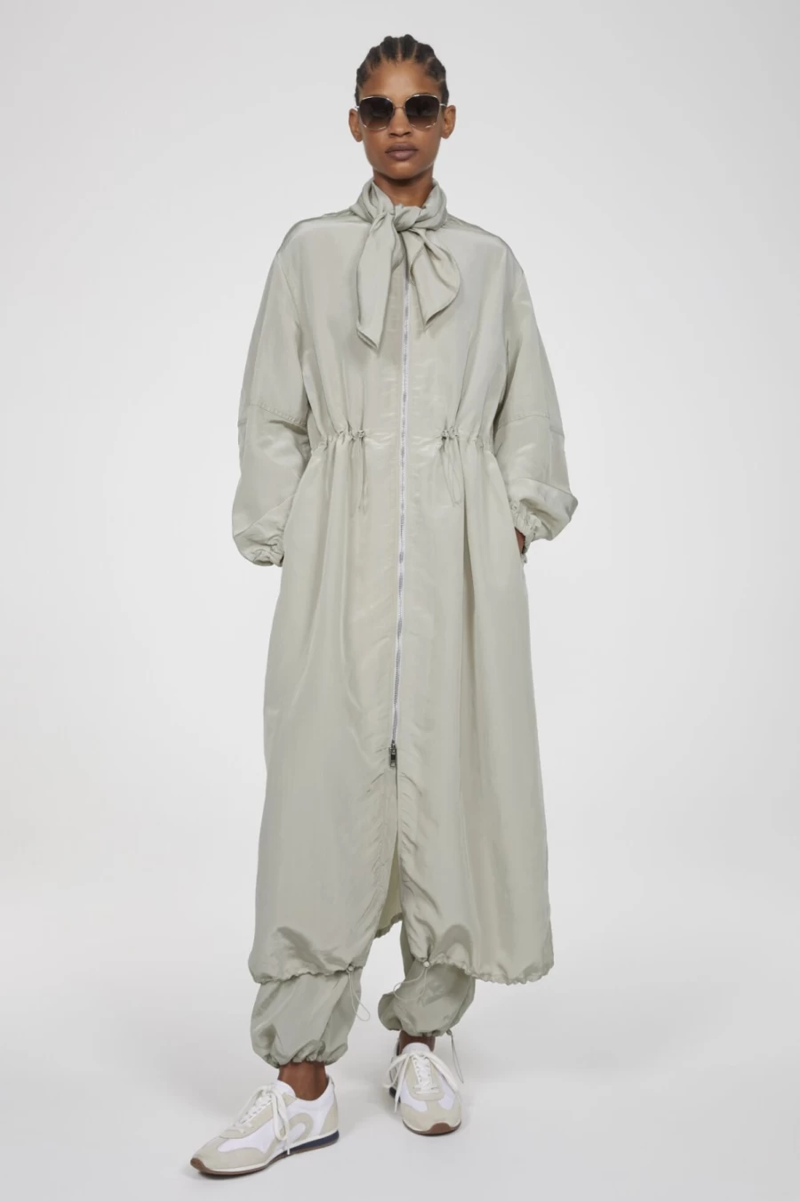 Rodebjer Leandra Clay Coat for Women - Elegant Trench Coat Outerwear