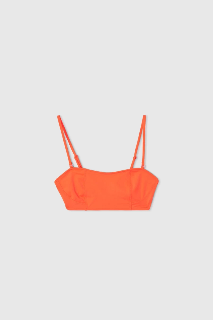 Rodebjer Women's Hot Tangerine Gnarly Bandeau Top