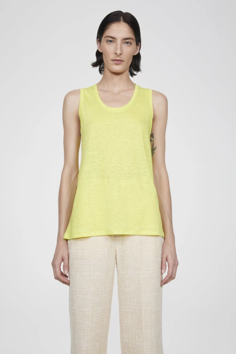 Rodebjer Women's Lime Kite Tank Top - Lightweight Summer Casual Wear