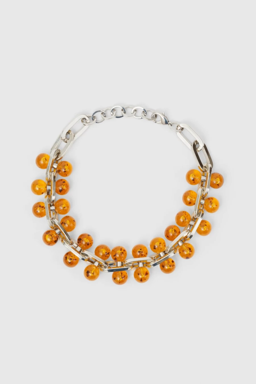 Rodebjer Women's Silver Saturn Metallic Necklace