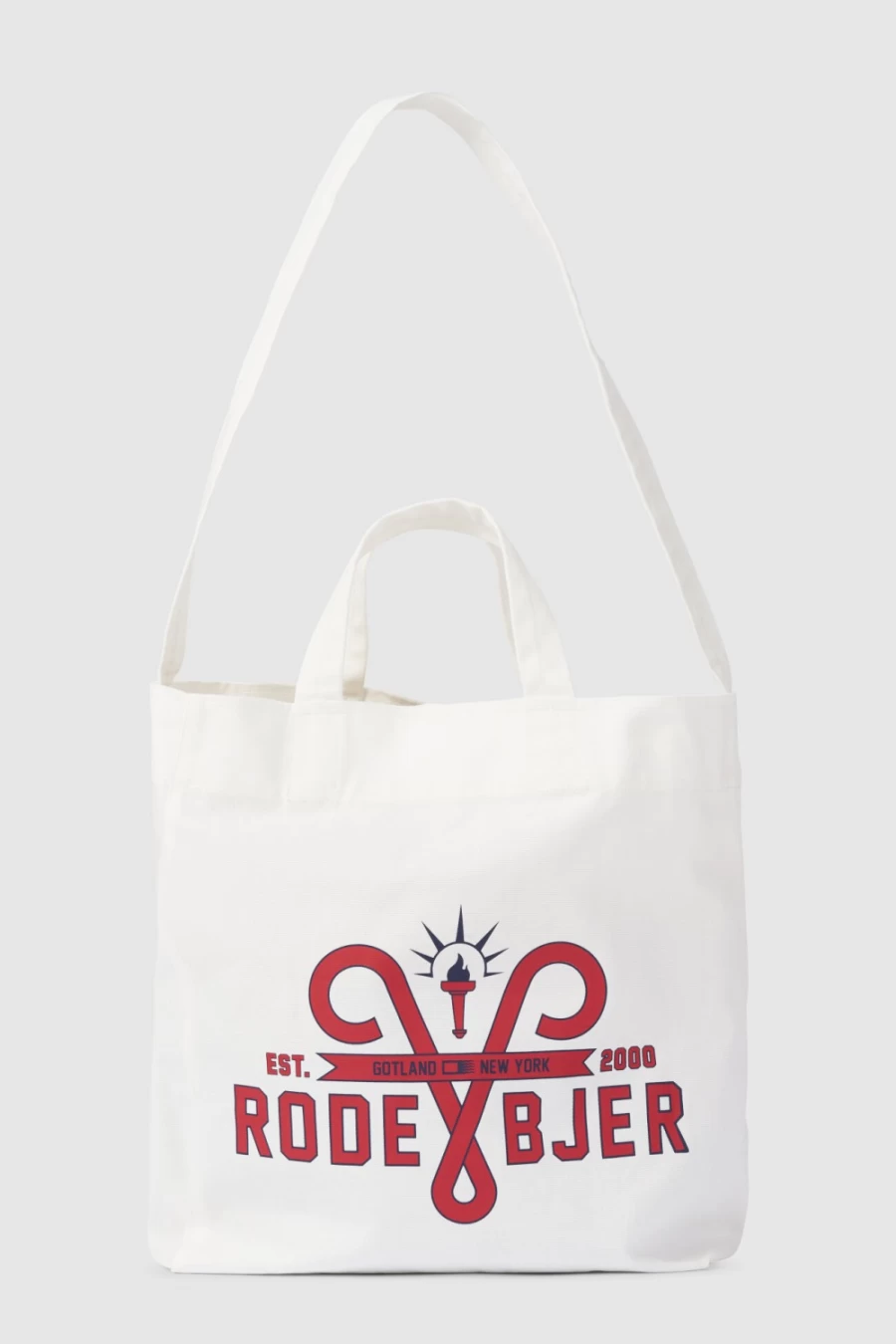 Rodebjer Santo White Tote Bag for Women - Stylish & Functional Handbag