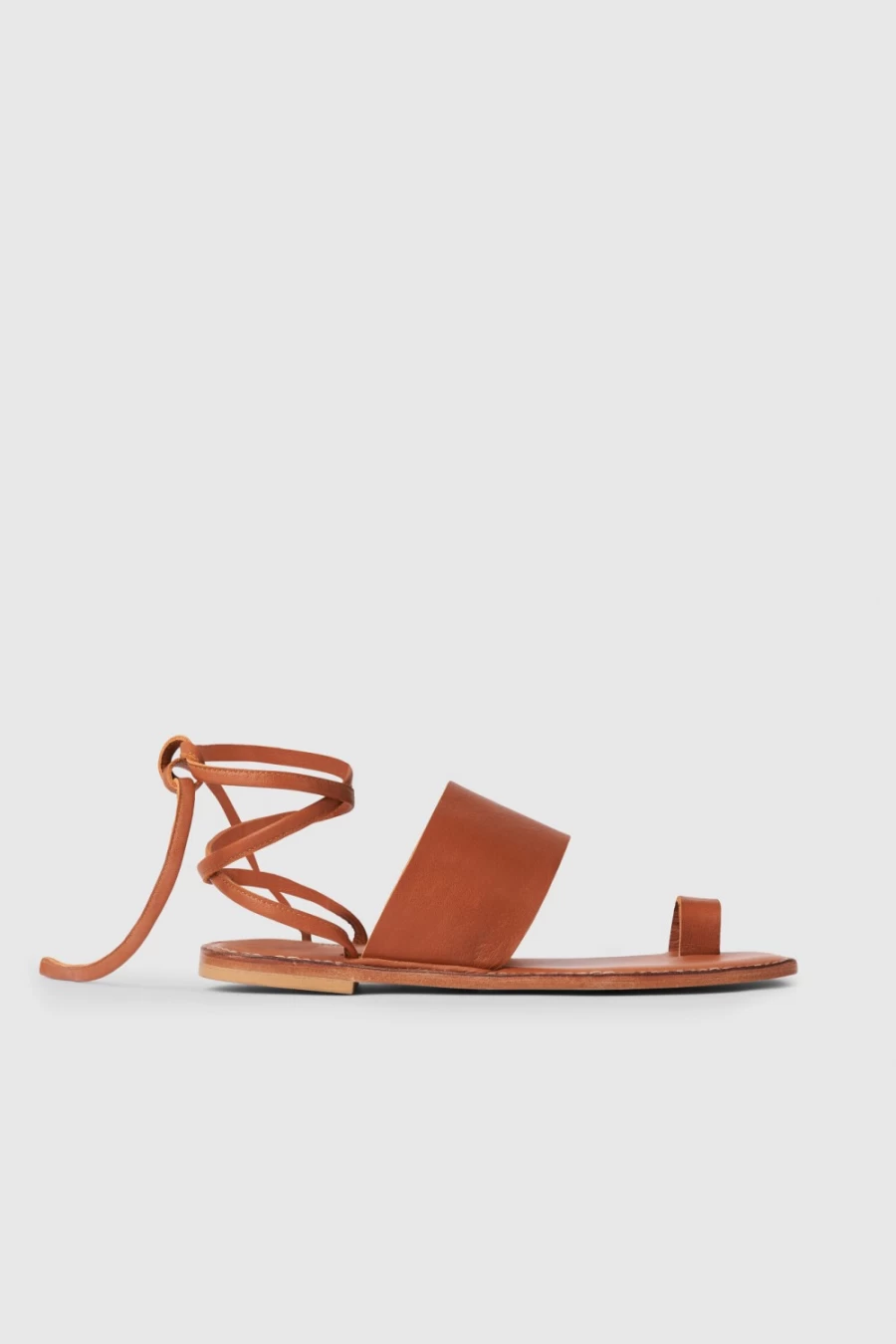 Rodebjer Women's Brown Leather Strap Sandals – Katti Style
