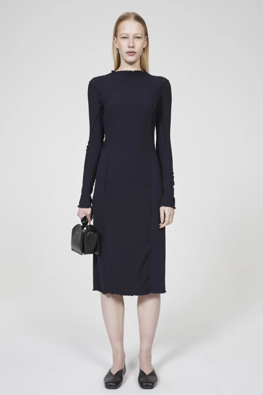 Rodebjer Gabrielle Navy Dress for Women - Elegant Mid-Length Casual Wear