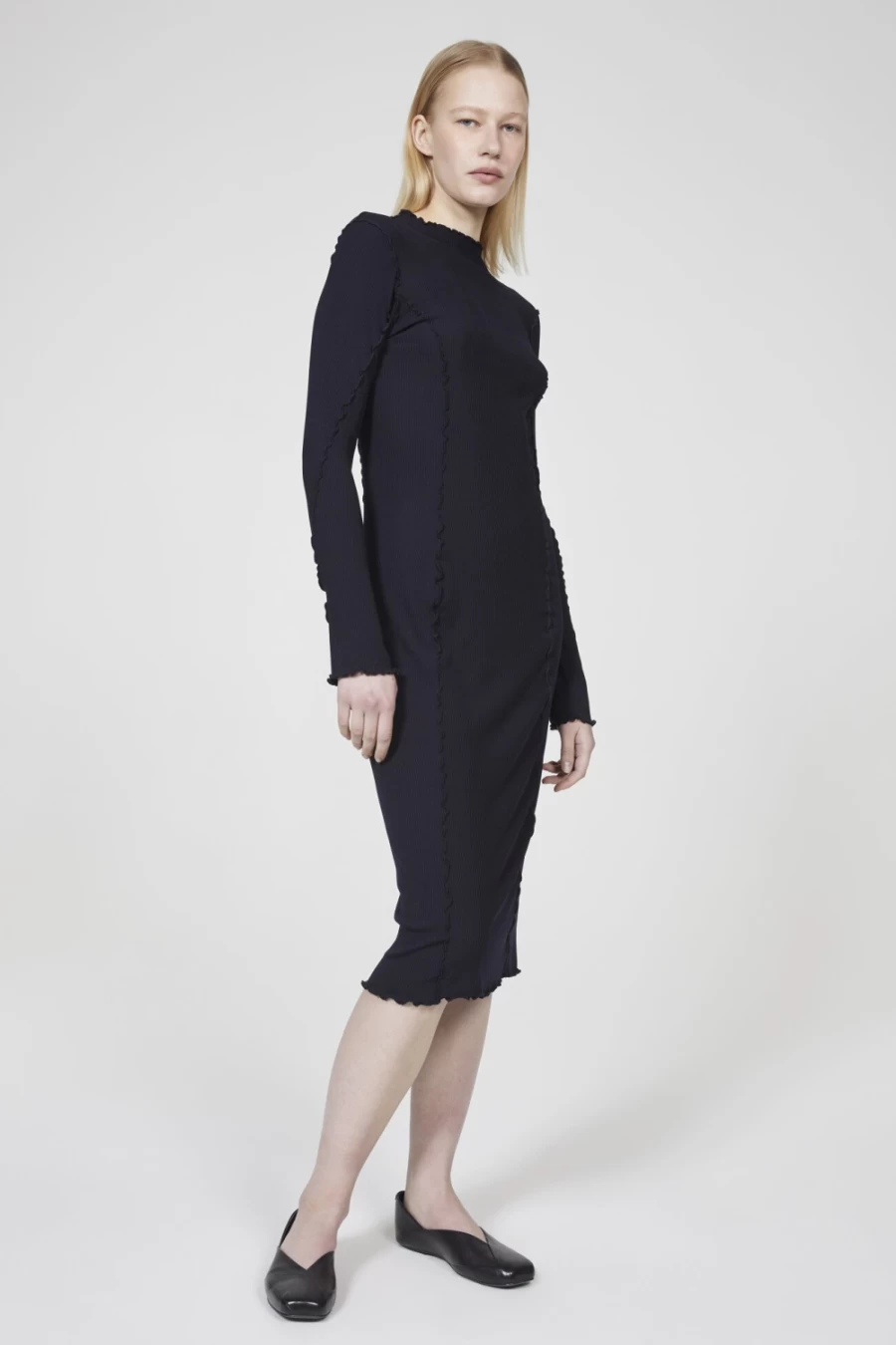 Rodebjer Gabrielle Navy Dress for Women - Elegant Mid-Length Casual Wear