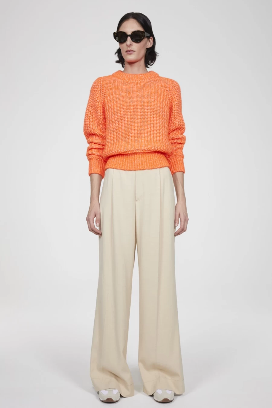 Rodebjer Women's Orange Haze Farai Spring Knitted Sweater