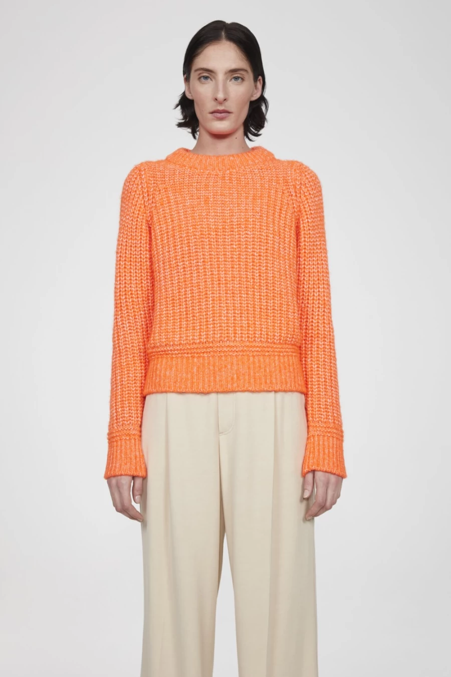 Rodebjer Women's Orange Haze Farai Spring Knitted Sweater
