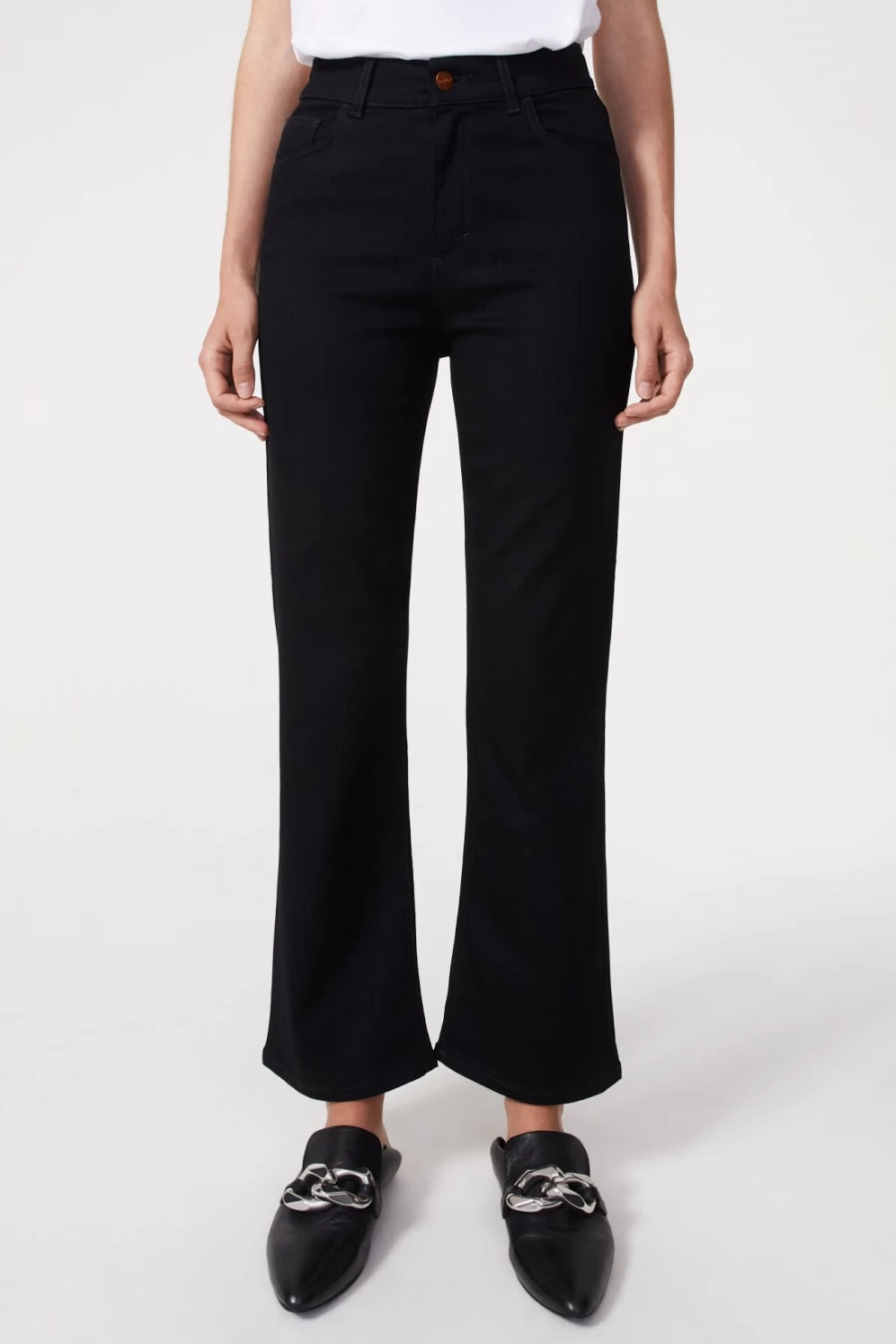Rodebjer Women's Black Slim Denim Jeans - Huston Style