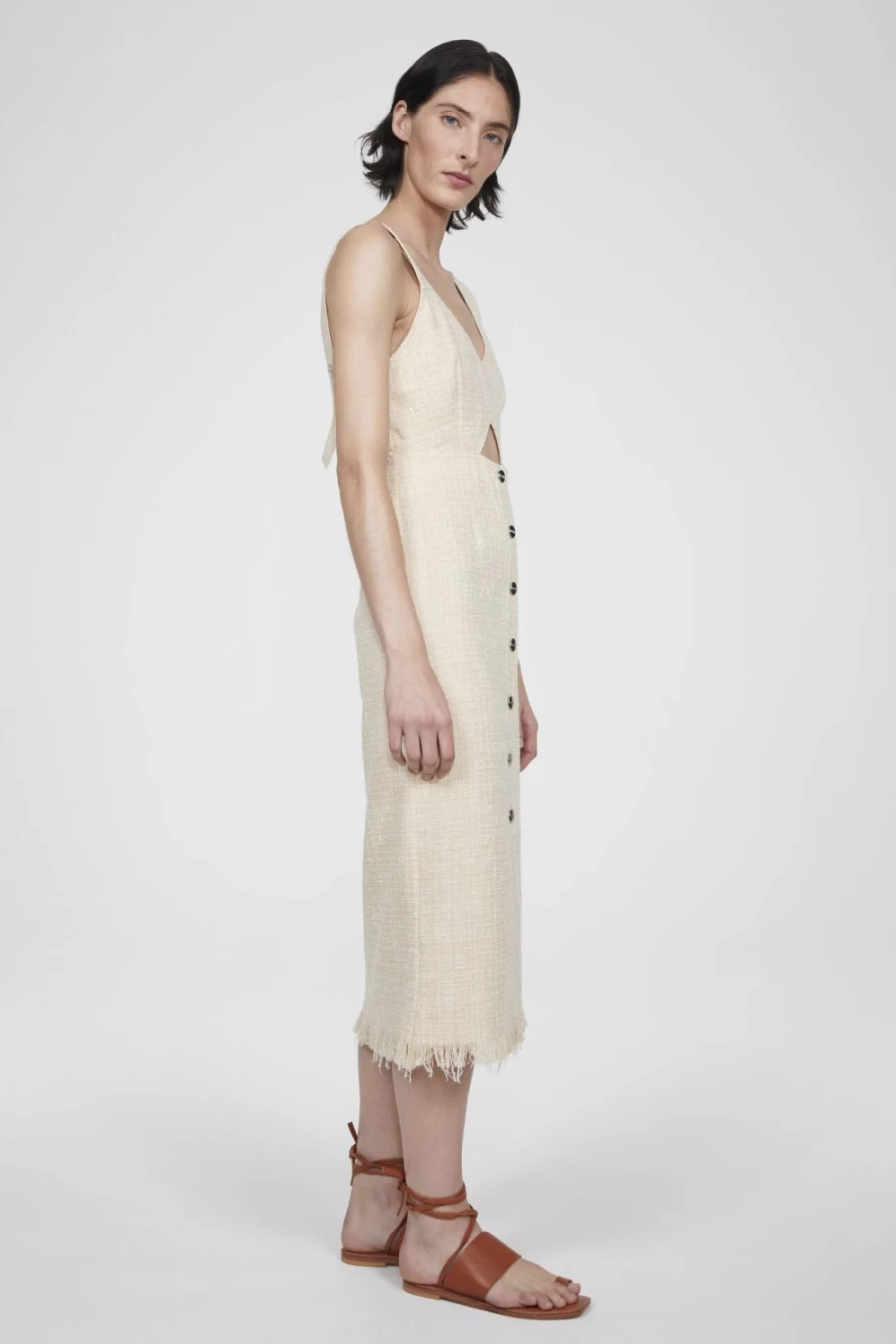 Rodebjer Women's Canvas Torta Apron Dress - Stylish and Comfortable Wrap Design