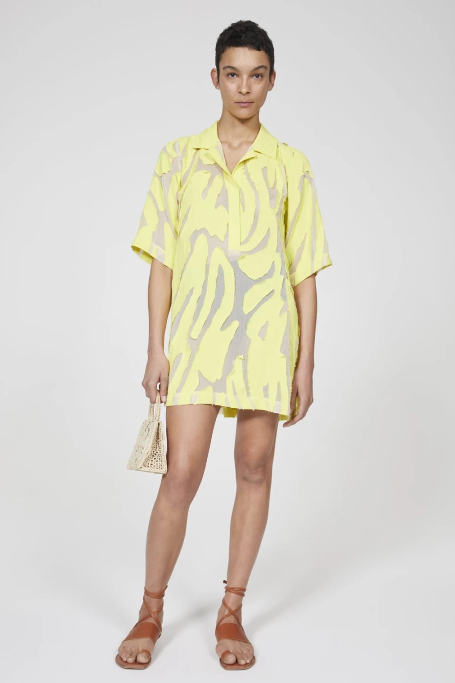 Rodebjer Women's Lime Lori Shirt Dress - Stylish Casual Wear