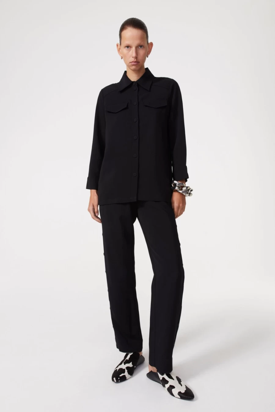 Rodebjer Audette Black Shirt for Women - Stylish and Comfortable Top