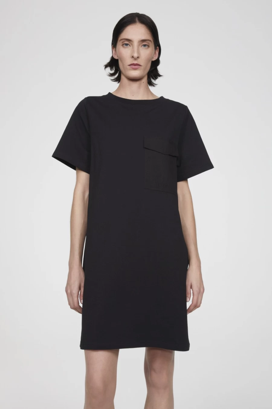 Rodebjer Women's Black Dee T-Shirt Dress - Stylish Casual Comfort Fit