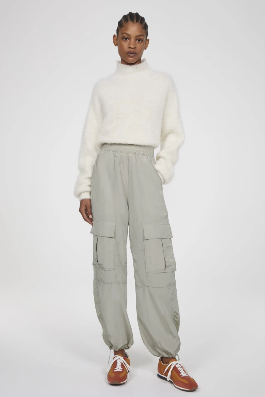 Rodebjer Women's Clay Cargo Pants - Hayden High-Waisted Utility Trousers
