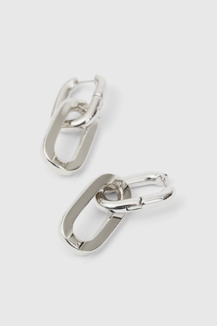 Rodebjer Women's Silver Metallic Sphere Plain Earrings