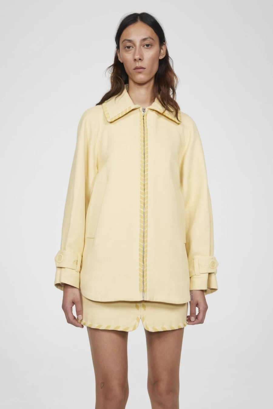 Rodebjer Women's Aletta Cotton Jacket in Butter Milk | Lightweight Casual Outerwear