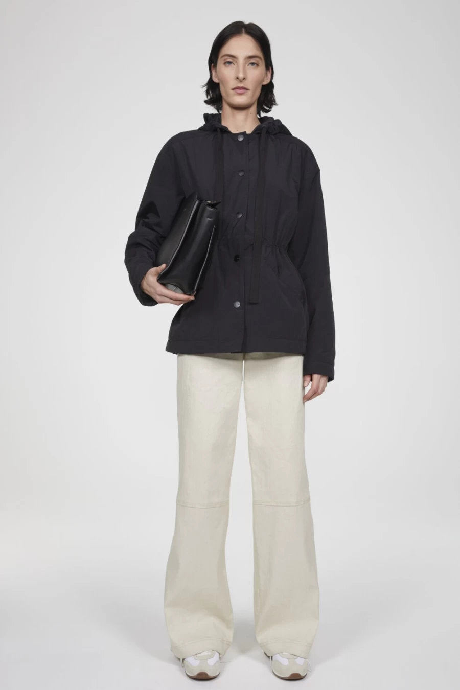 Rodebjer Women's Black Cloud Jacket - Lightweight Water-Resistant Outerwear
