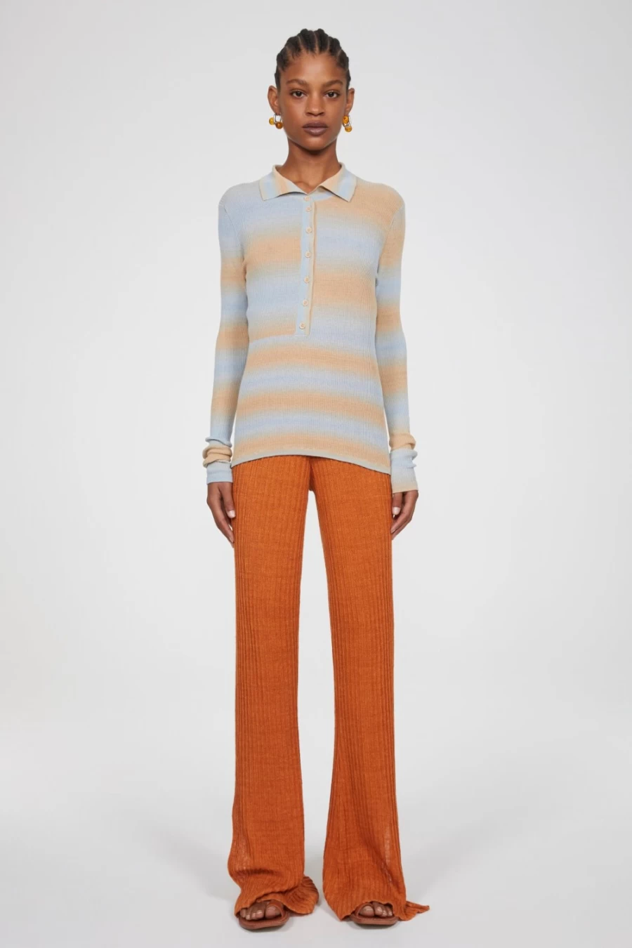 Rodebjer Women's Ocean Mint Camilla Knitted Shirt