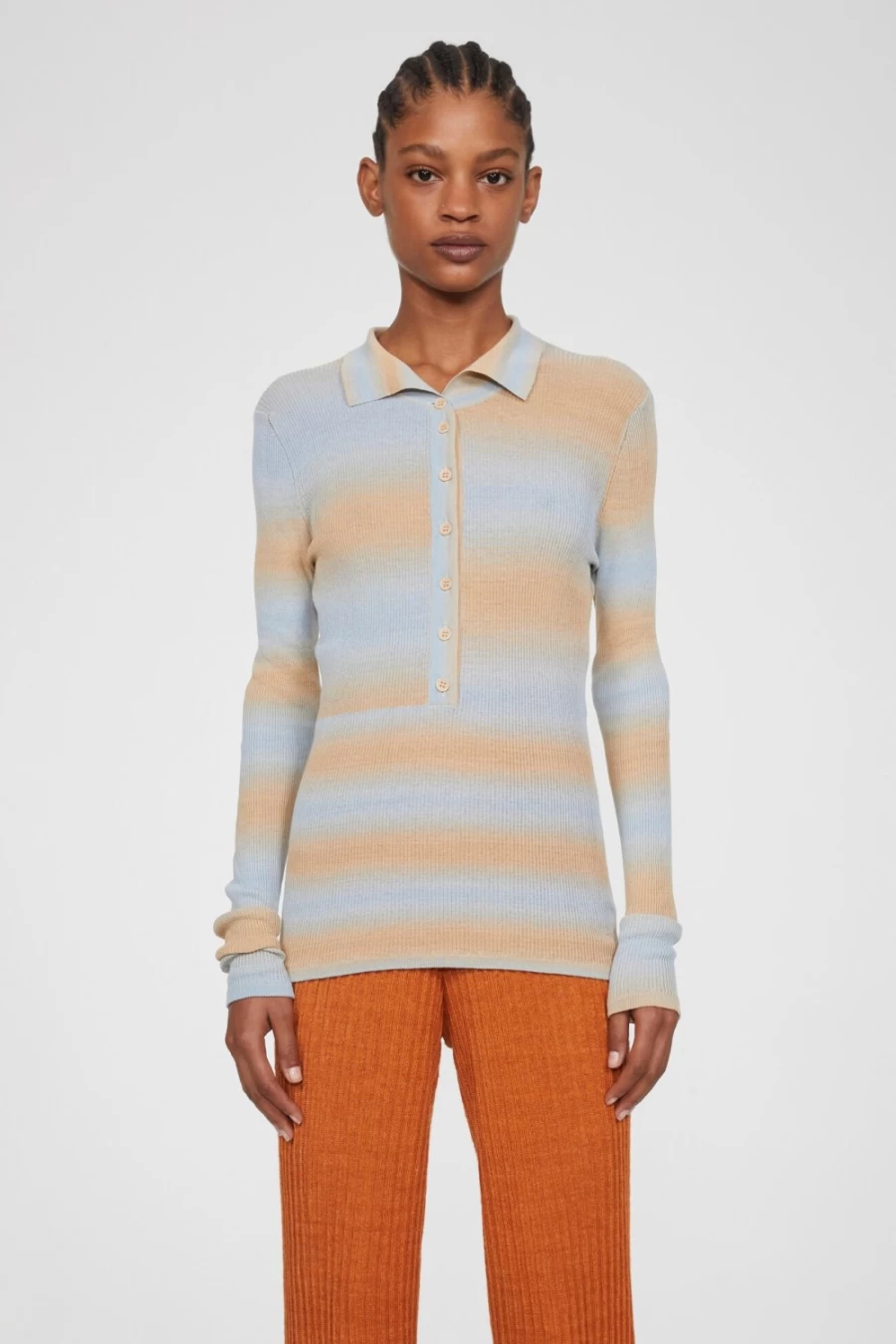 Rodebjer Women's Ocean Mint Camilla Knitted Shirt