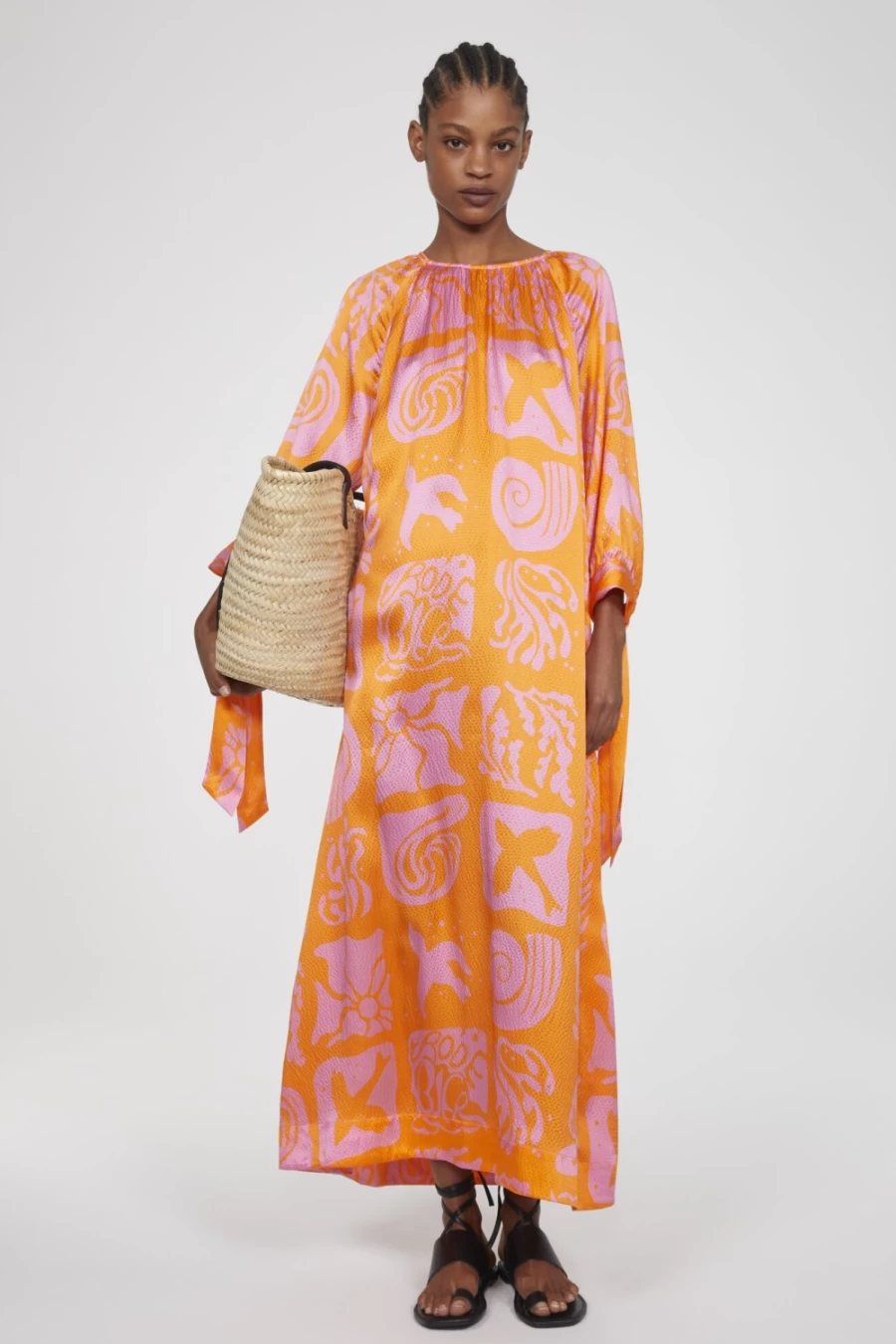 Rodebjer Wava Youthquake Dress for Women in Orange Haze - Stylish & Trendy
