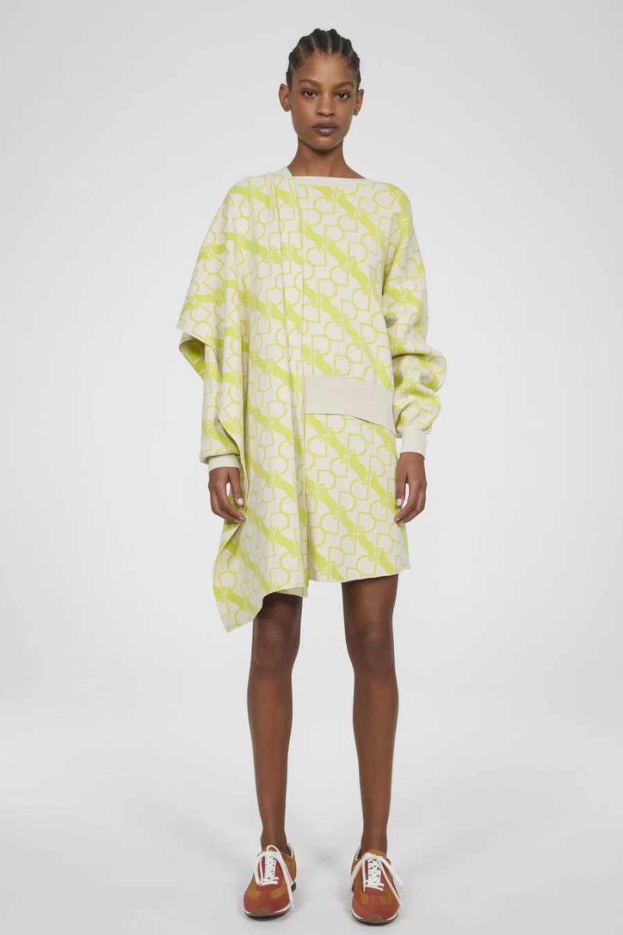 Rodebjer Women's Lime Fiore Knitted Sweater - Soft Comfortable Pullover