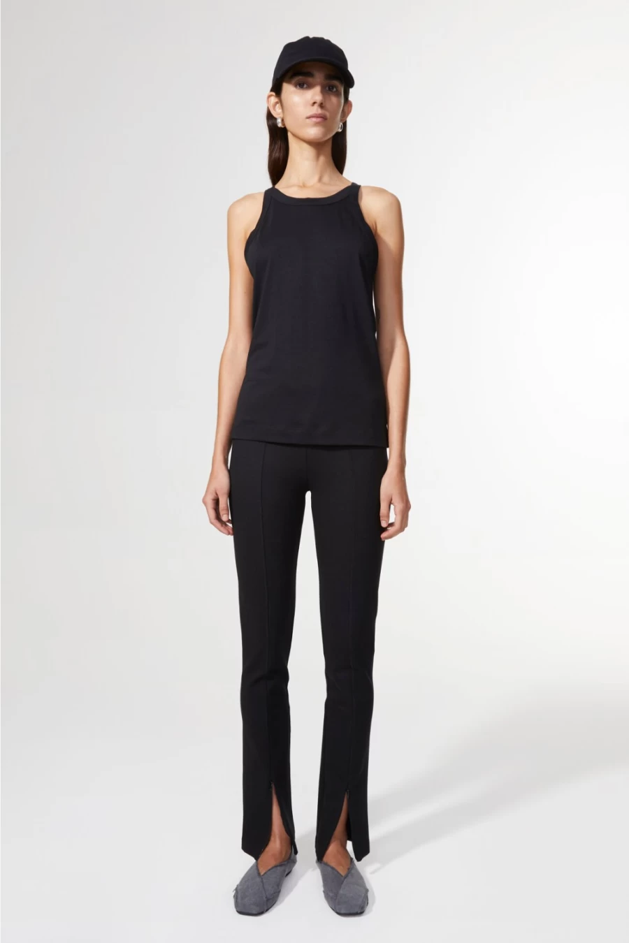 Rodebjer Oana Supple Top for Women - Sleek Black Blouse
