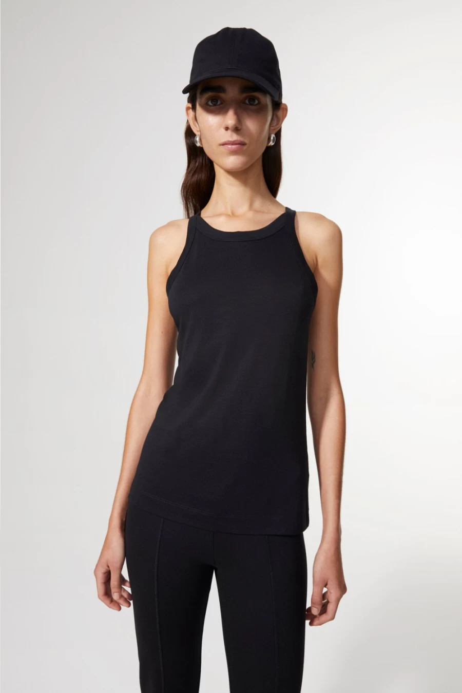 Rodebjer Oana Supple Top for Women - Sleek Black Blouse