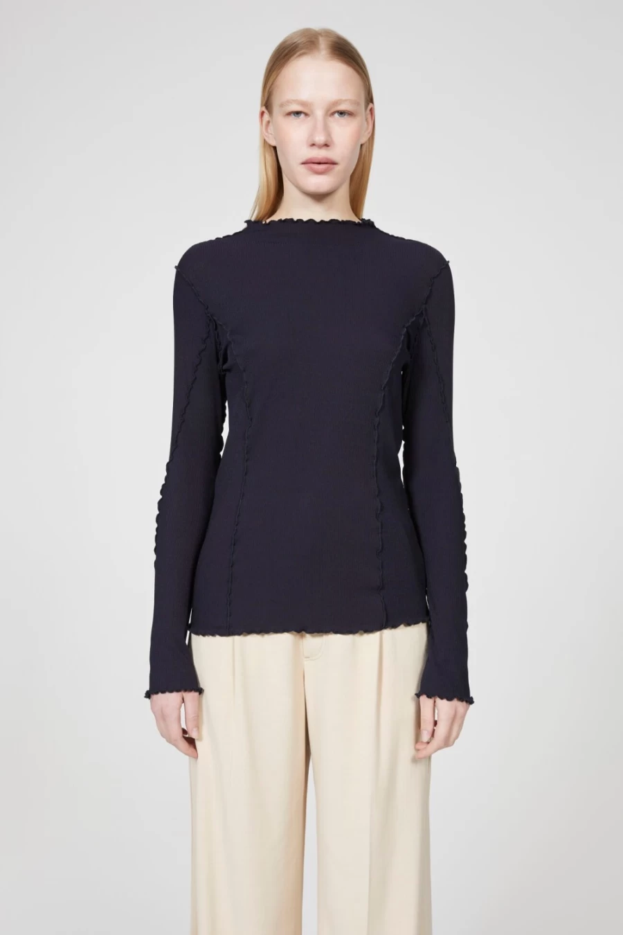 Rodebjer Women's Navy Columbine Jersey Top